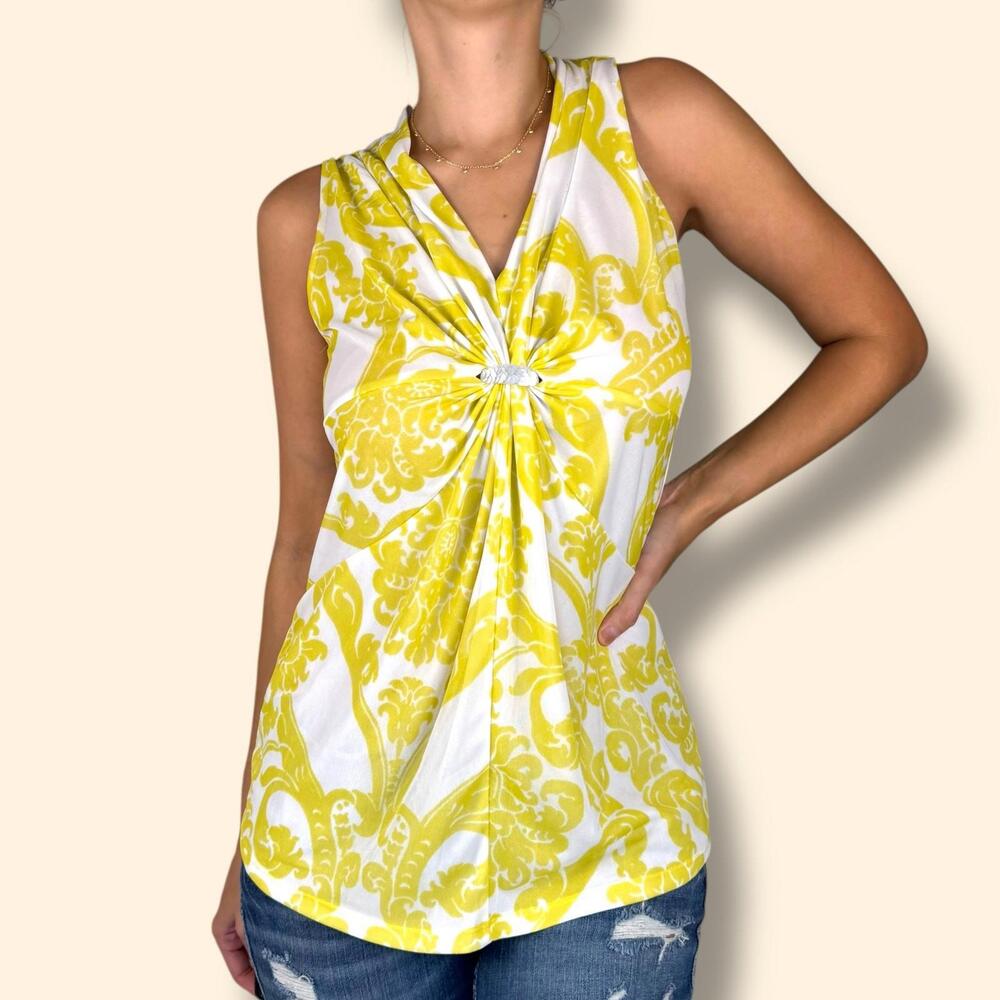 Women's Vintage INC International Concepts Babydoll Tank Top Medium